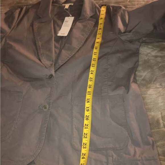 Eileen Fisher Organic Cotton Poplin Jacket - Picture 7 of 9